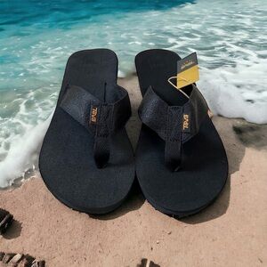 New Teva Mush Mandalyn Wedge 2 Women’s MOBO Sandal Black Size 9